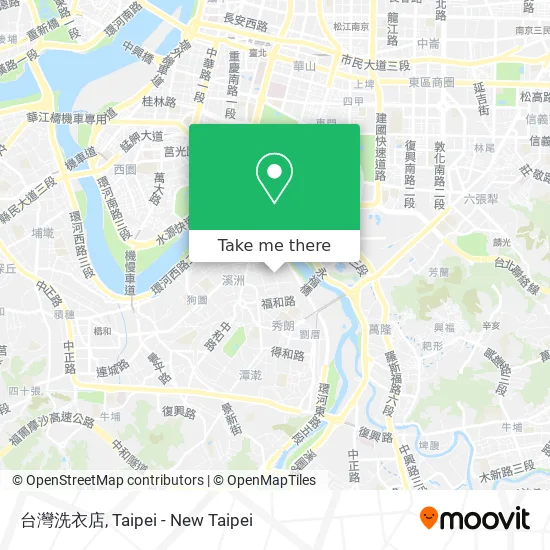 台灣洗衣店 map