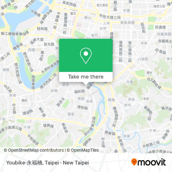 Youbike-永福橋地圖