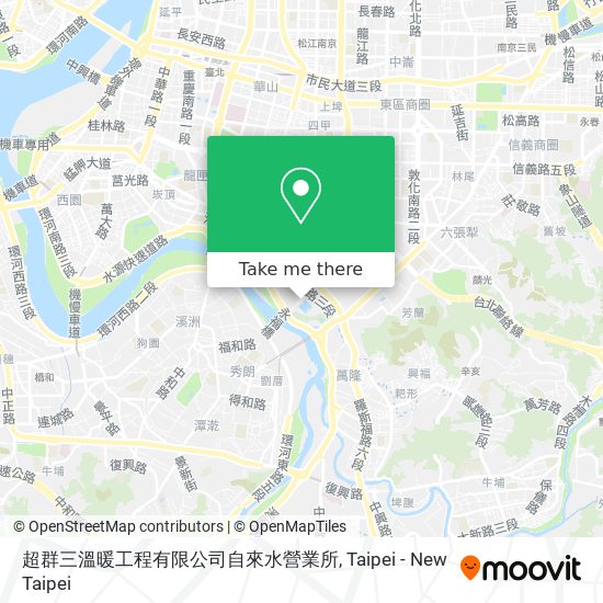 超群三溫暖工程有限公司自來水營業所 map