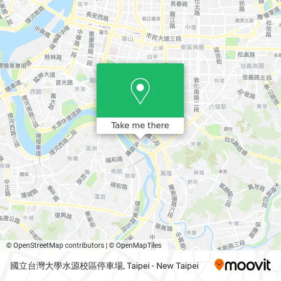 國立台灣大學水源校區停車場 map
