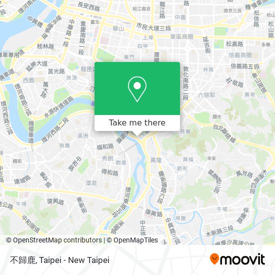不歸鹿 map