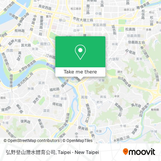 弘野登山潛水體育公司 map