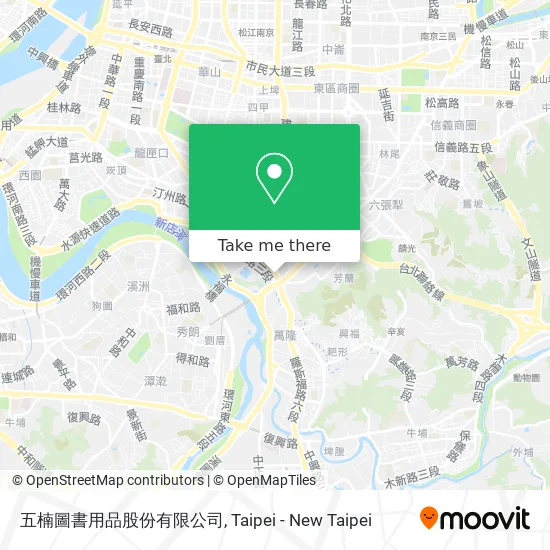 五楠圖書用品股份有限公司地圖