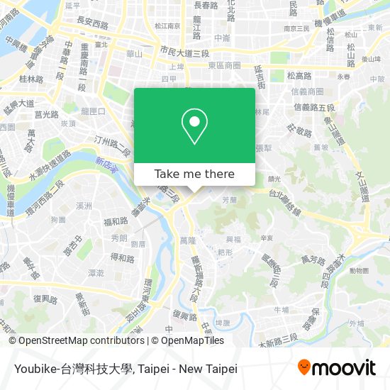 Youbike-台灣科技大學 map