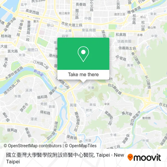 國立臺灣大學醫學院附設癌醫中心醫院 map