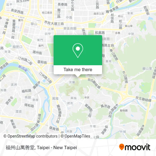 福州山萬善堂地圖