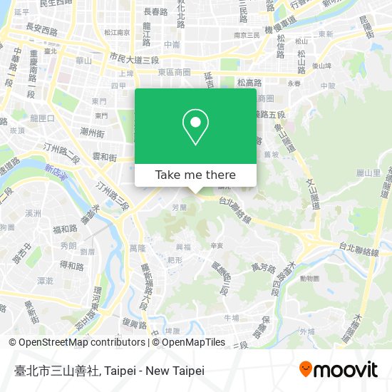臺北市三山善社 map