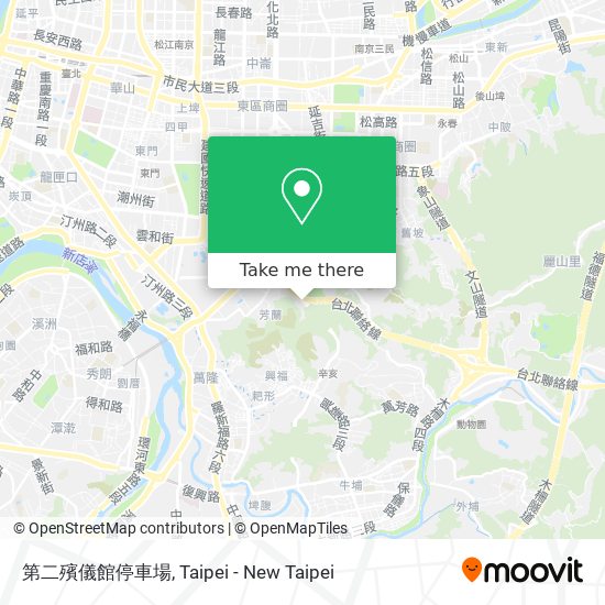 第二殯儀館停車場 map