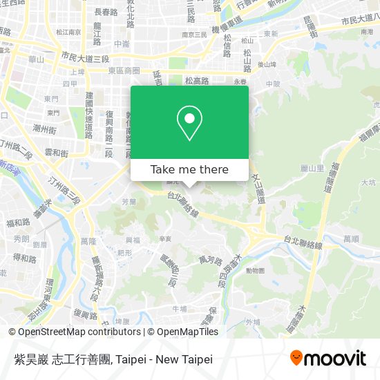 紫昊巖 志工行善團地圖
