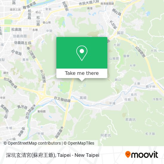 深坑玄清宮(蘇府王爺) map