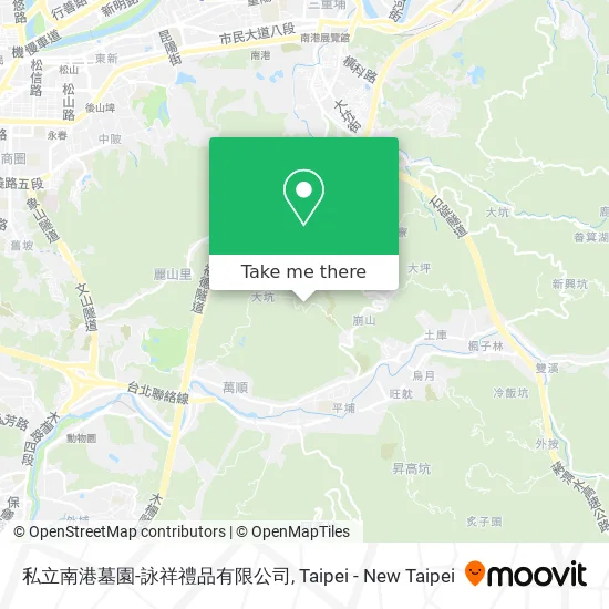 私立南港墓園-詠祥禮品有限公司 map