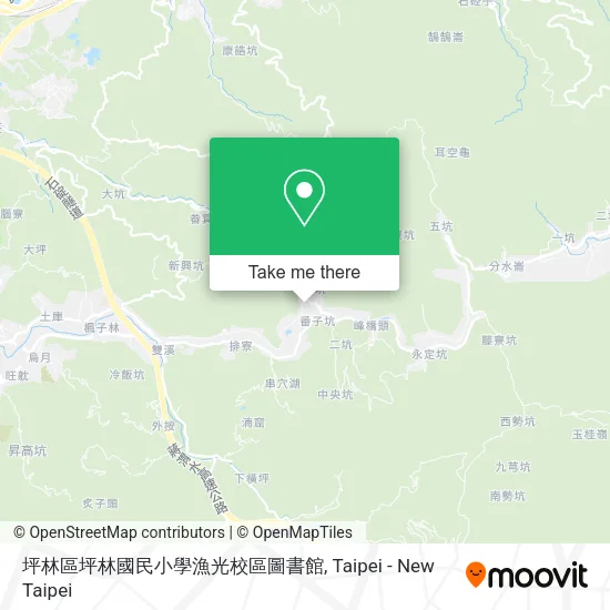 坪林區坪林國民小學漁光校區圖書館地圖