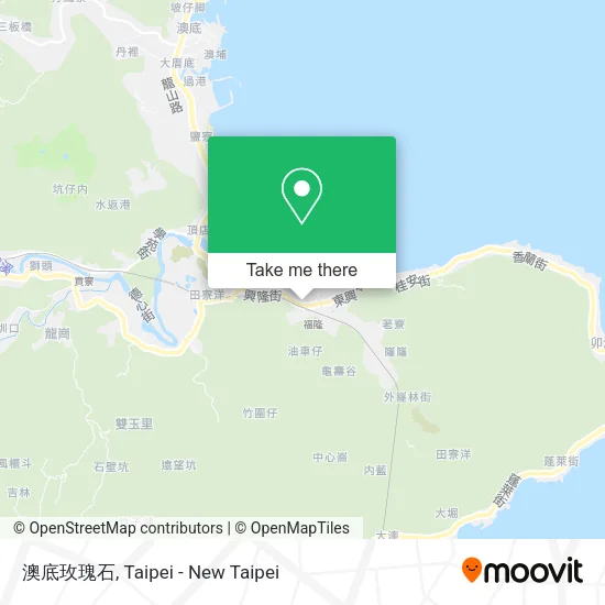澳底玫瑰石地圖