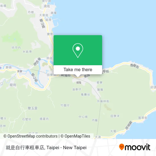 就是自行車租車店 map
