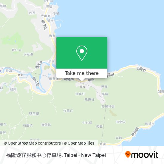 福隆遊客服務中心停車場 map