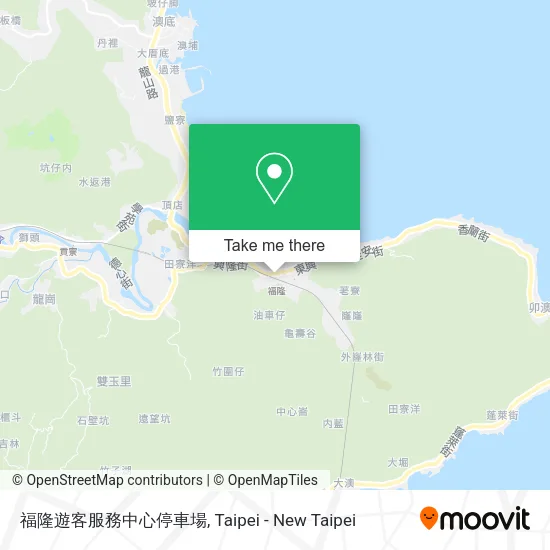 福隆遊客服務中心停車場 map