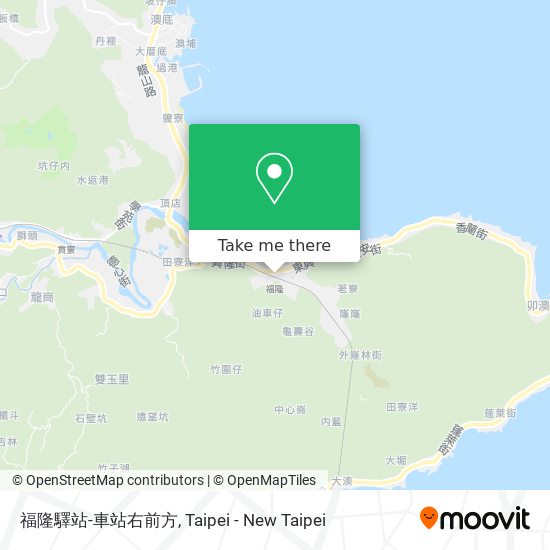 福隆驛站-車站右前方 map