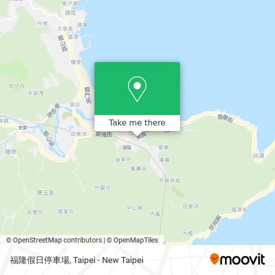 福隆假日停車場 map