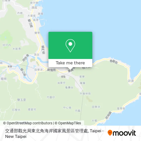 交通部觀光局東北角海岸國家風景區管理處地圖