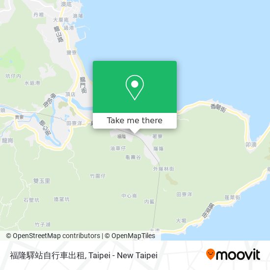 福隆驛站自行車出租 map