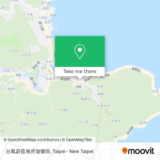 台鳳蔚藍海岸遊樂區地圖