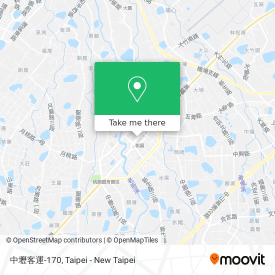 中壢客運-170地圖