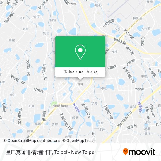星巴克咖啡-青埔門市 map