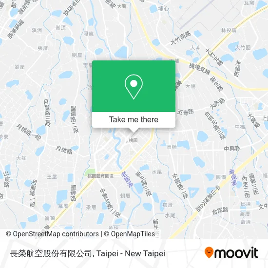 長榮航空股份有限公司地圖