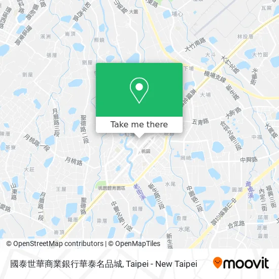 國泰世華商業銀行華泰名品城 map