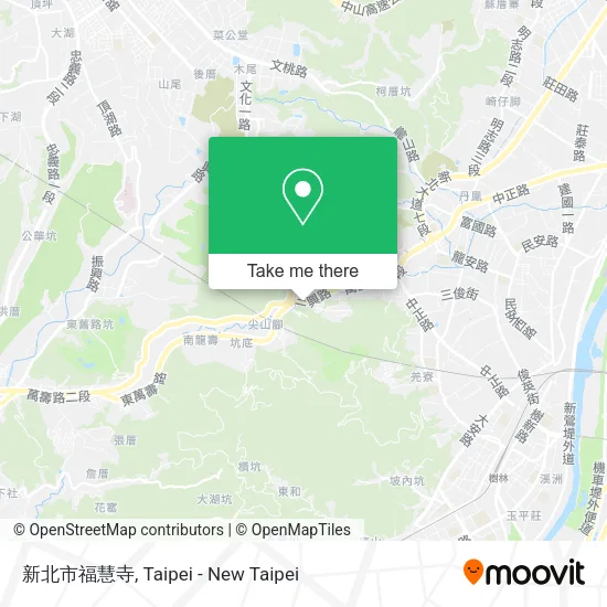 新北市福慧寺地圖