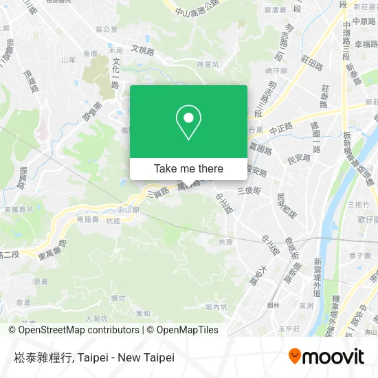 崧泰雜糧行地圖