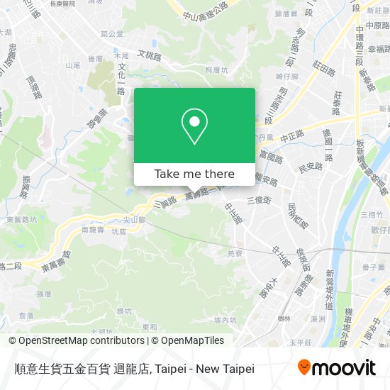 順意生貨五金百貨 迴龍店 map