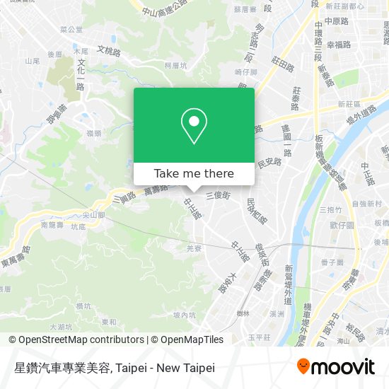 星鑽汽車專業美容 map
