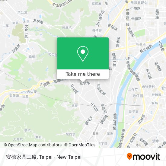 安德家具工廠 map
