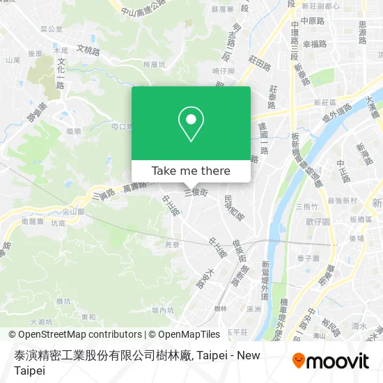 泰演精密工業股份有限公司樹林廠 map