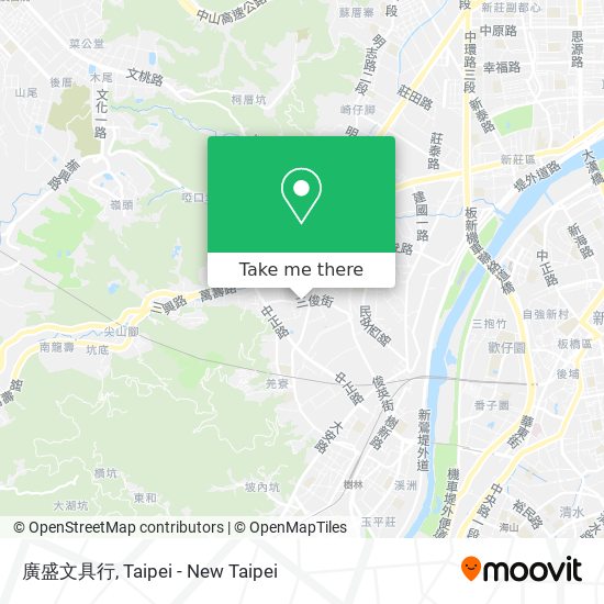 廣盛文具行地圖