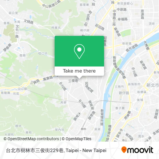 台北市樹林市三俊街229巷地圖
