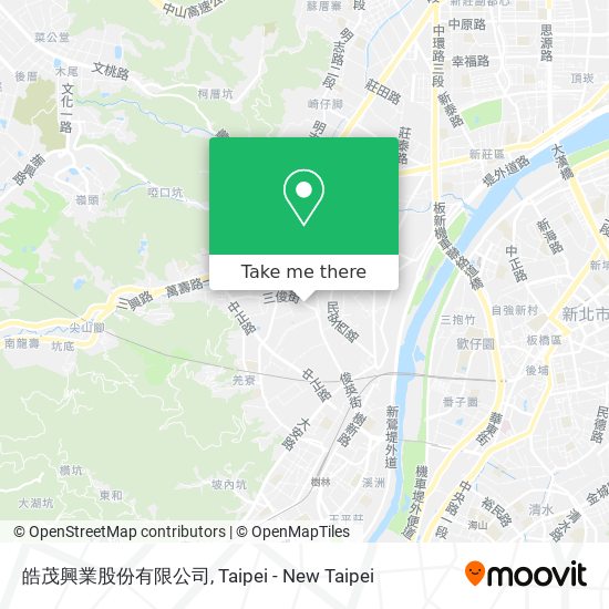 皓茂興業股份有限公司 map