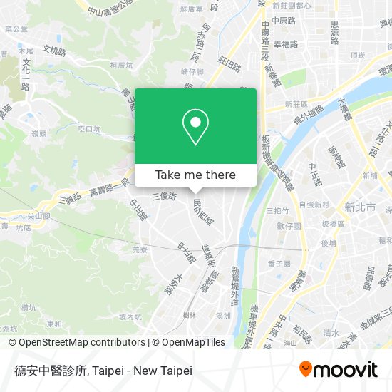 德安中醫診所 map