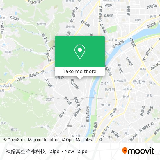 禎儒真空冷凍科技地圖