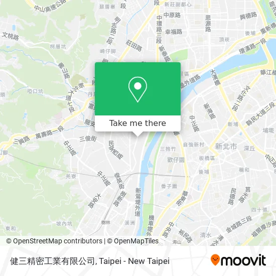 健三精密工業有限公司 map