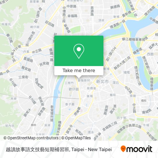越讀故事語文技藝短期補習班地圖
