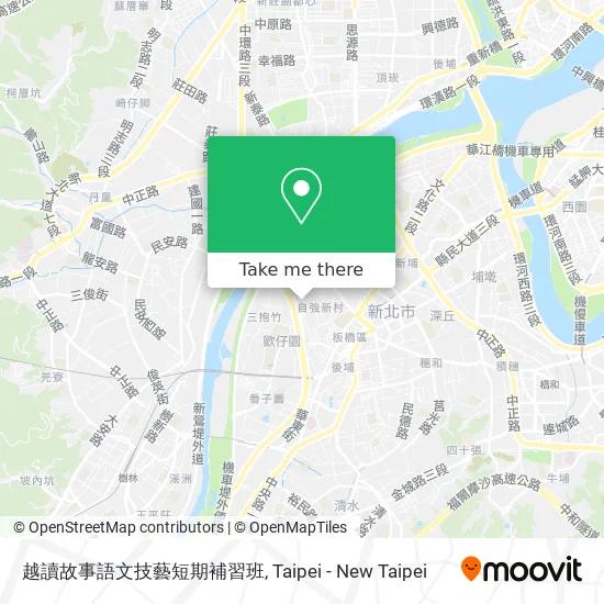 越讀故事語文技藝短期補習班 map