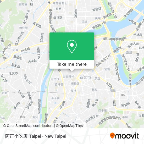 阿正小吃店 map