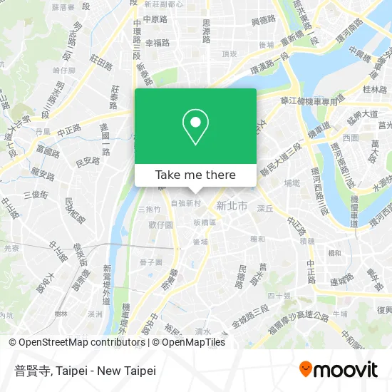 普賢寺 map