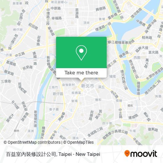 百益室內裝修設計公司 map