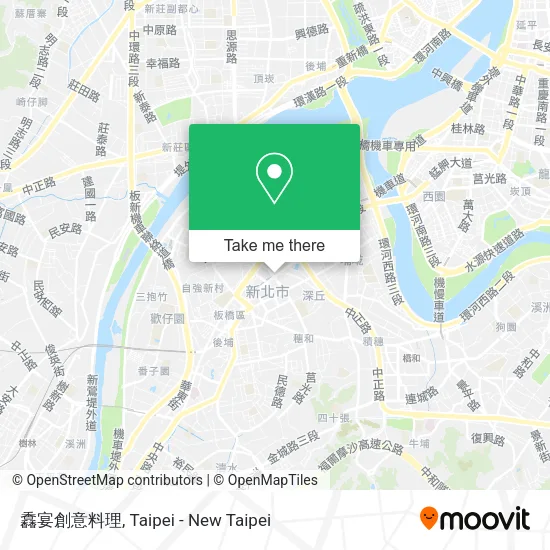 馫宴創意料理地圖