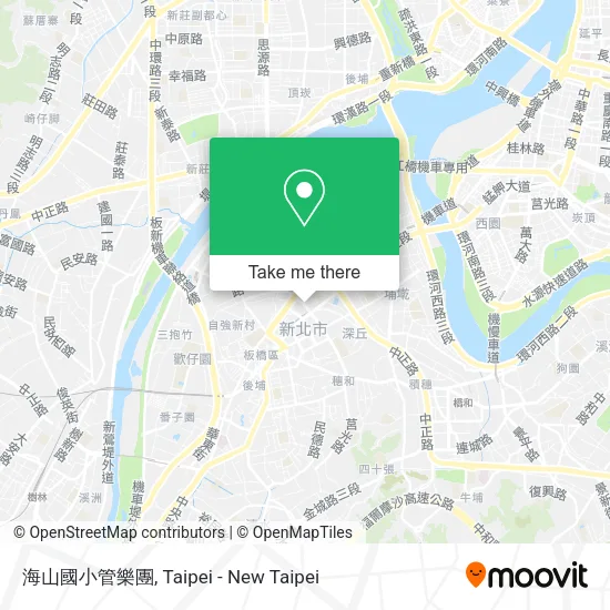 海山國小管樂團地圖