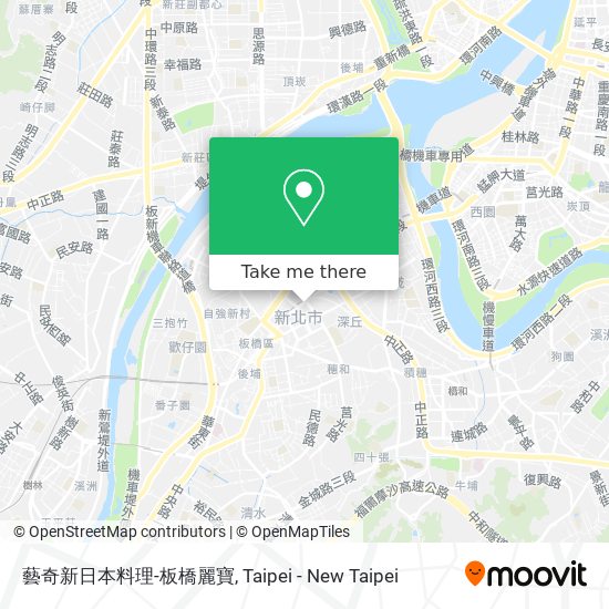 藝奇新日本料理-板橋麗寶 map