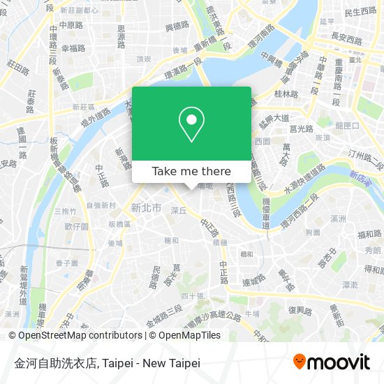金河自助洗衣店地圖